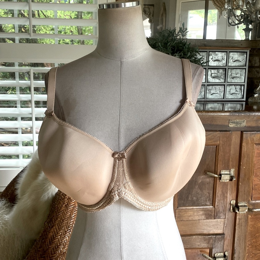 PANACHE CHAMPAGNE CARI SPACER UNDERWIRE BRA 38 F NEW